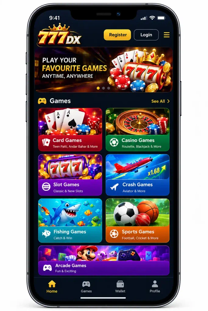 777DX top games