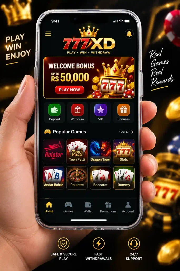 777XD Game interface 2026 for Android Pakistan